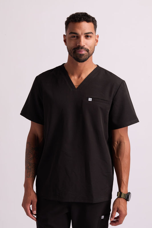 Maud C One Pocket Scrub Top