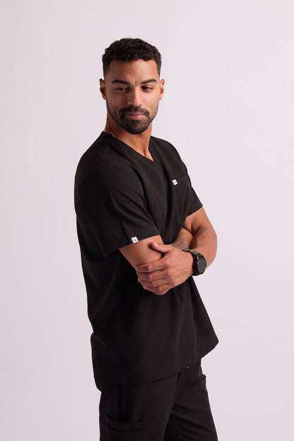 Maud C One Pocket Scrub Top