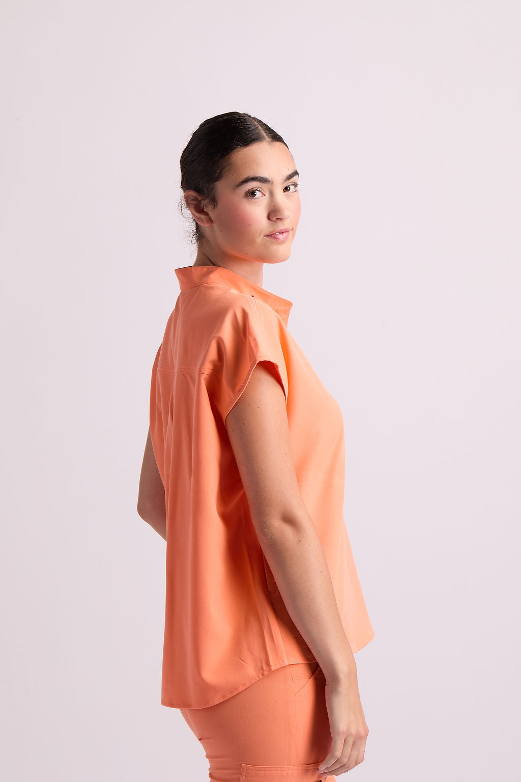 Amara Two Pocket Oversized Scrub Top