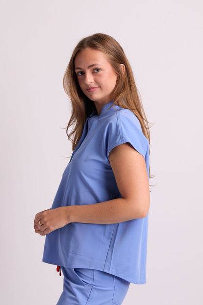 Amara Two Pocket Oversized Scrub Top