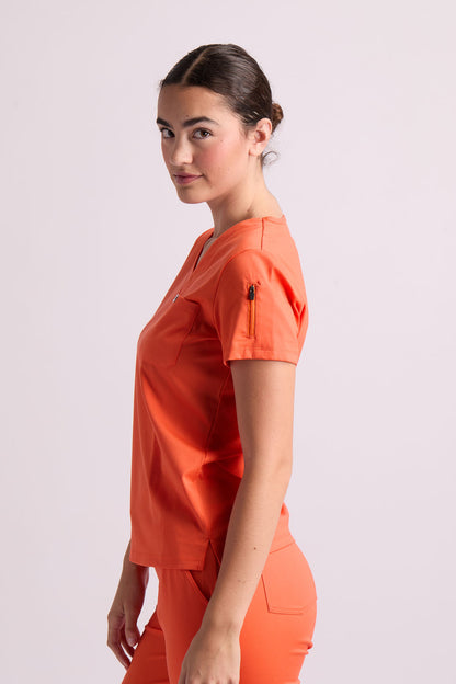 Zuri Two Pocket Scrub Top