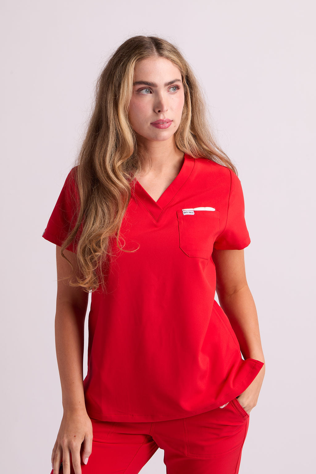 Yara Three Pocket Scrub Top
