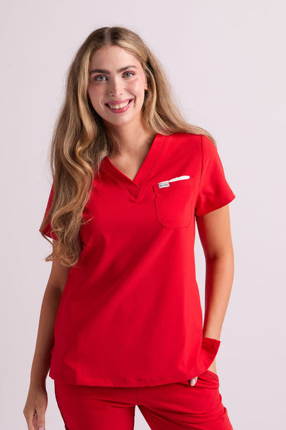 Yara Three Pocket Scrub Top