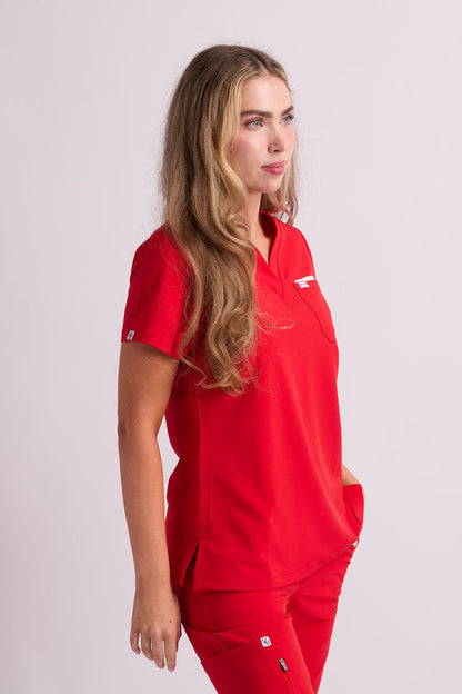 Yara Three Pocket Scrub Top