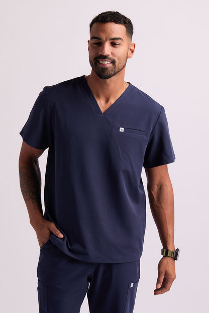 Maud C One Pocket Scrub Top