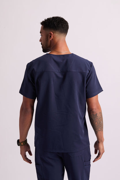 Maud C One Pocket Scrub Top
