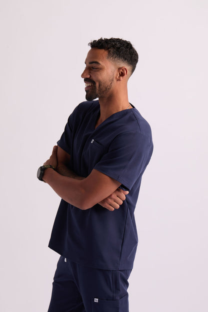 Maud C One Pocket Scrub Top