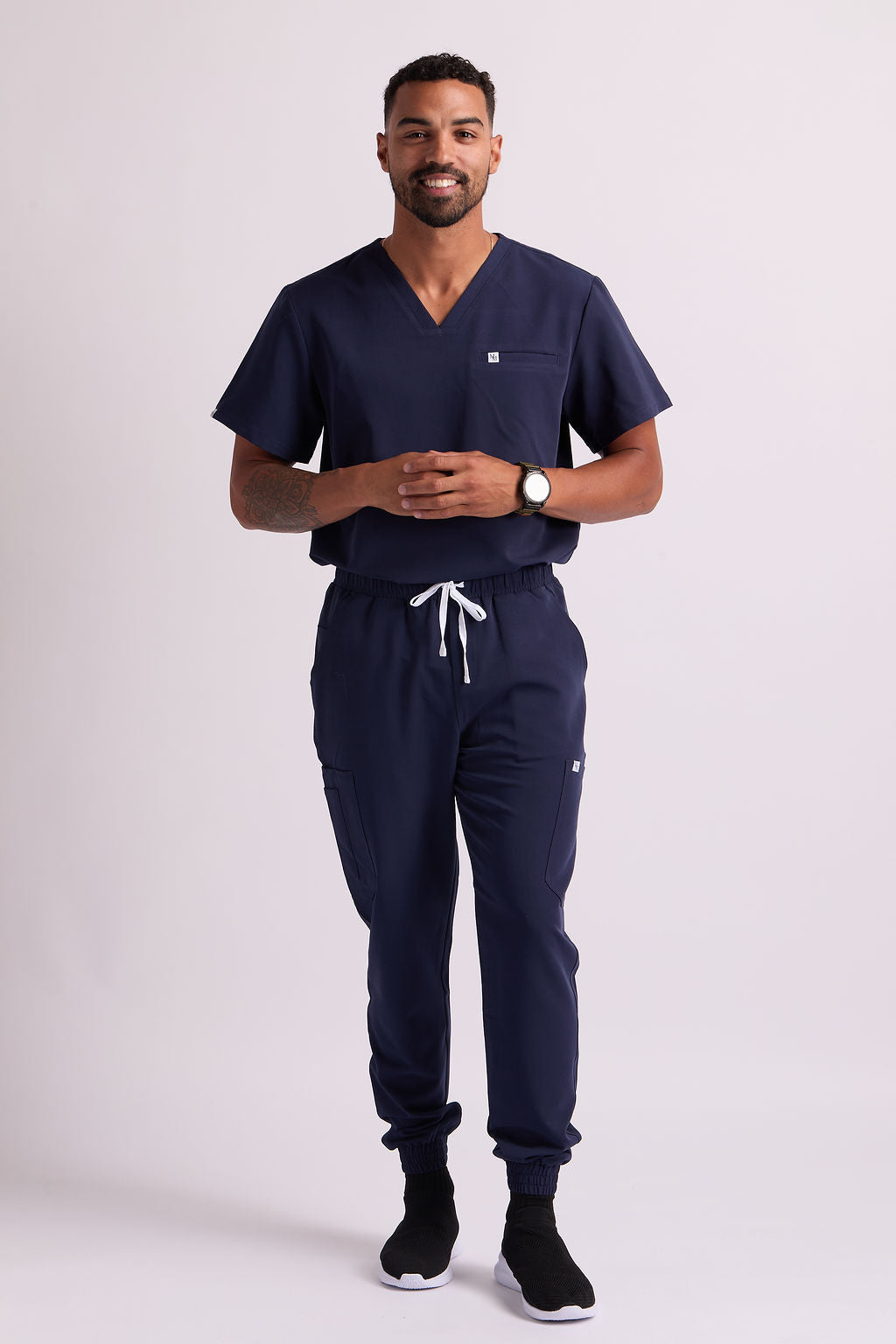 Maud C One Pocket Scrub Top