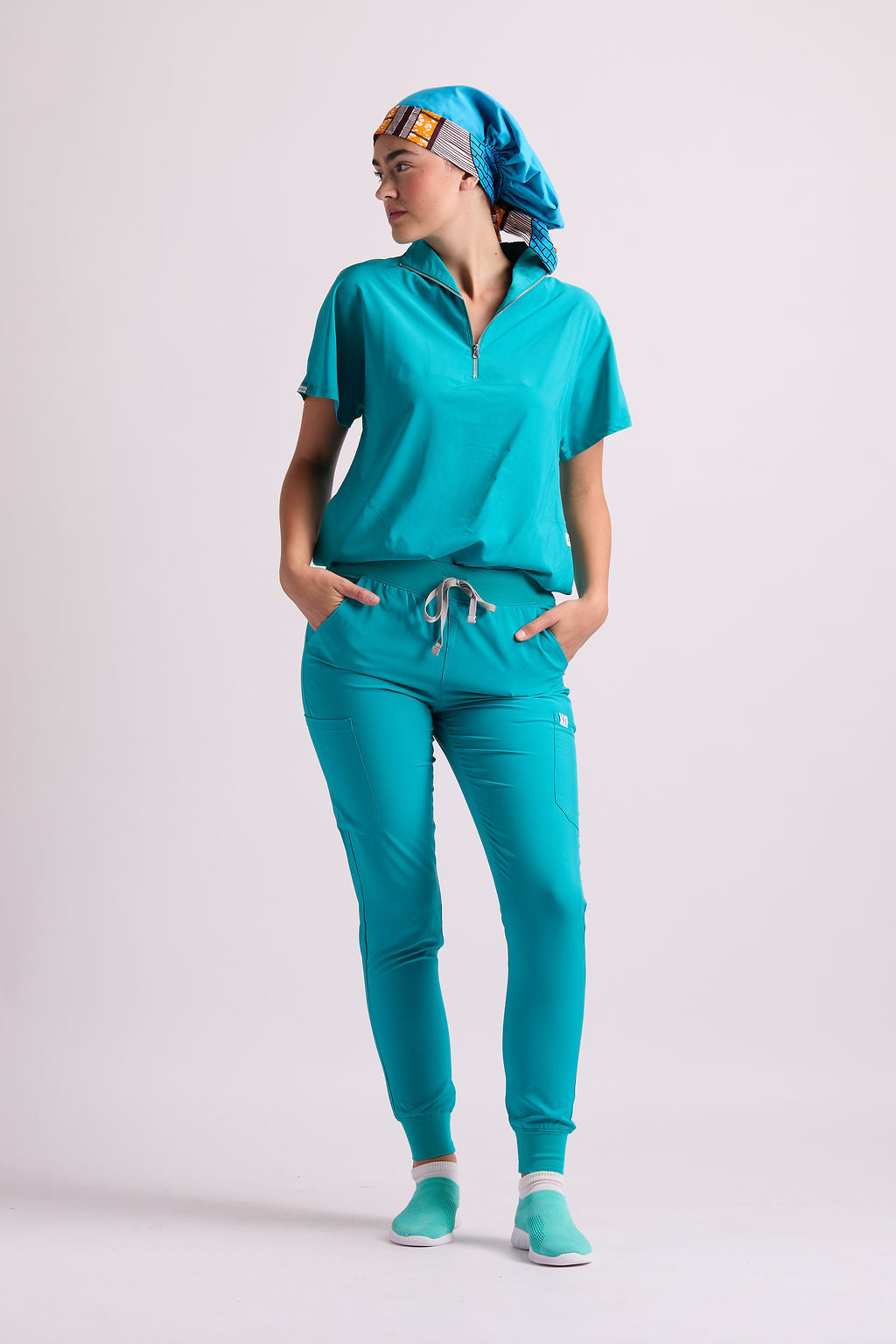 Serwaa Satin Lined Scrub Caps