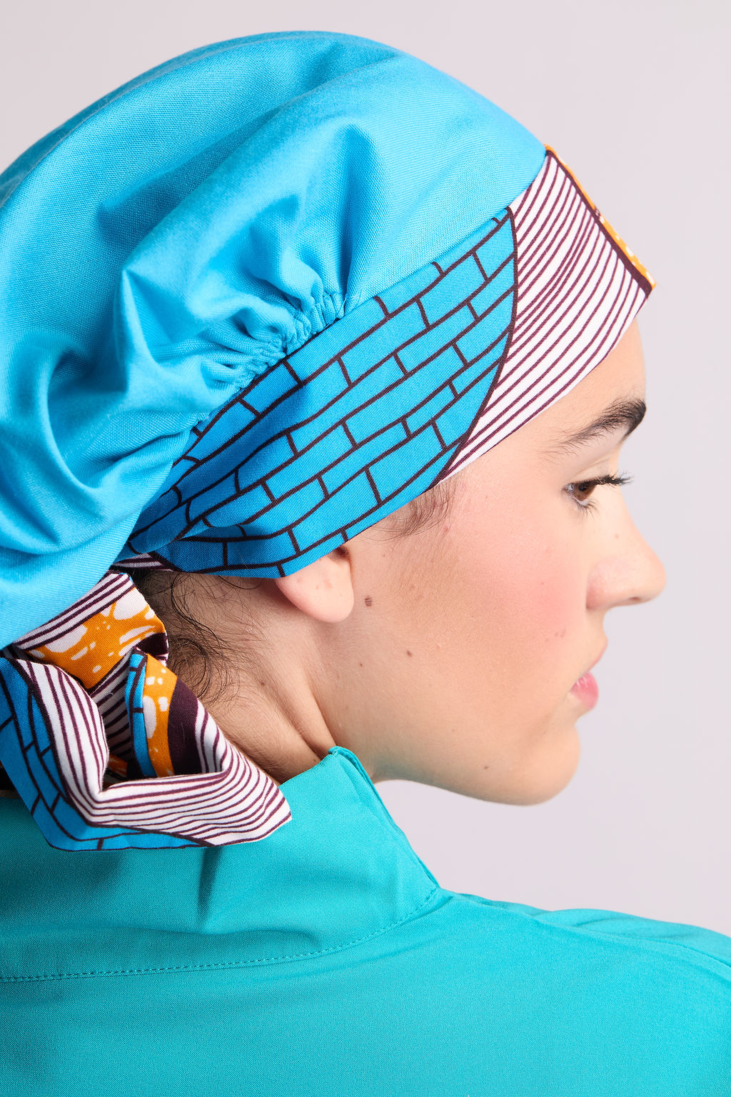 Serwaa Satin Lined Scrub Caps