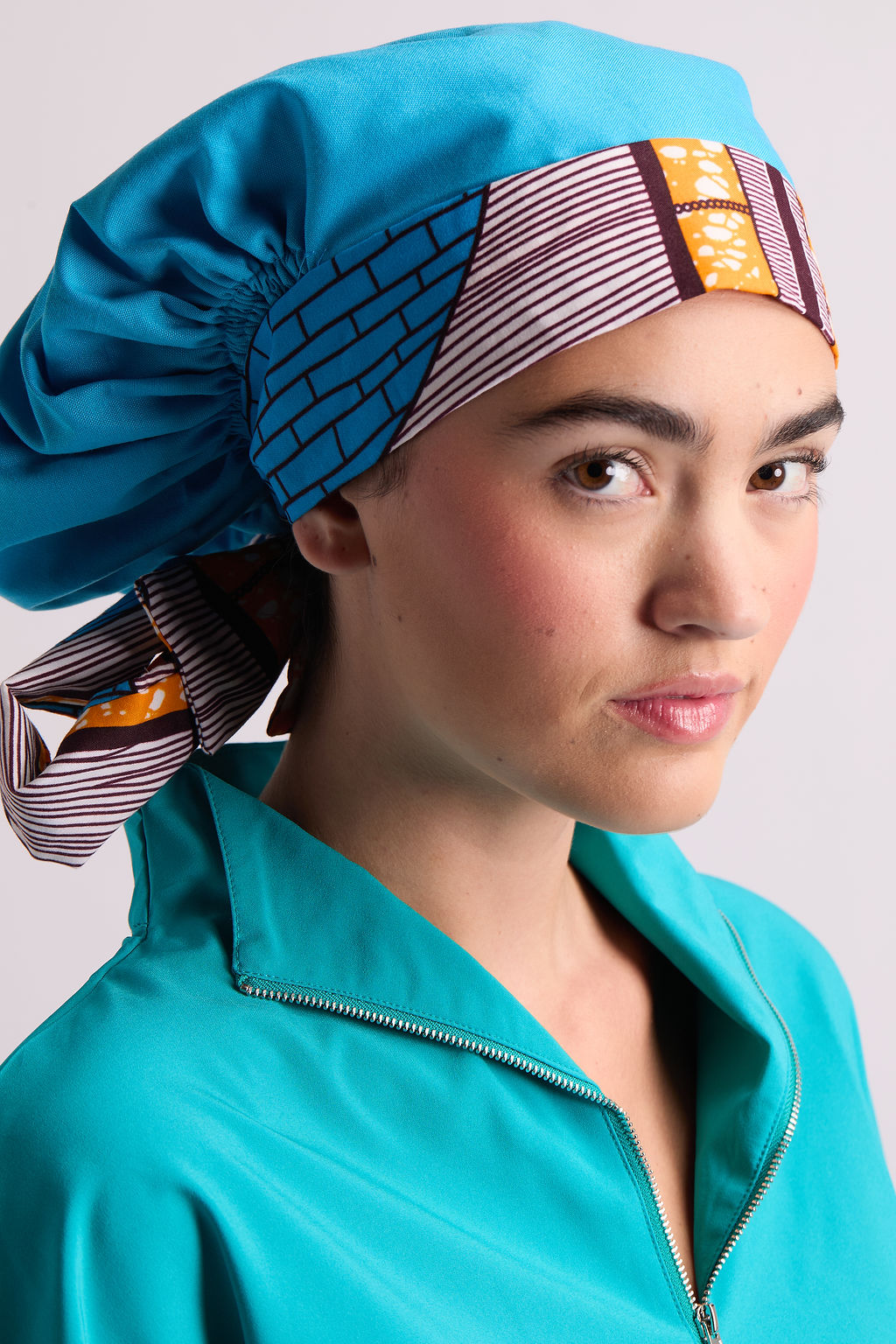 Serwaa Satin Lined Scrub Caps