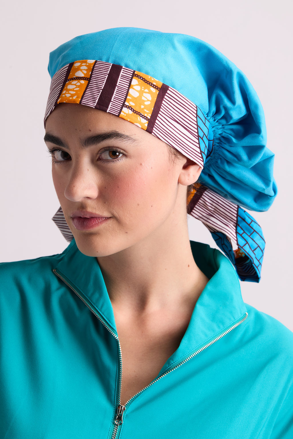 Serwaa Satin Lined Scrub Caps