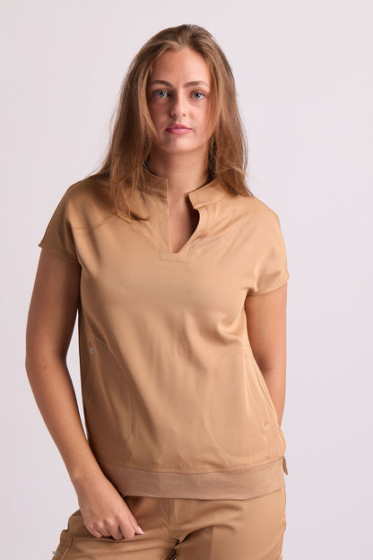 Civi Two Pocket Oversized Scrub Top
