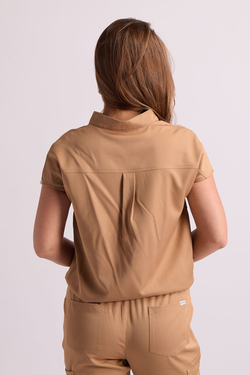 Civi Two Pocket Oversized Scrub Top