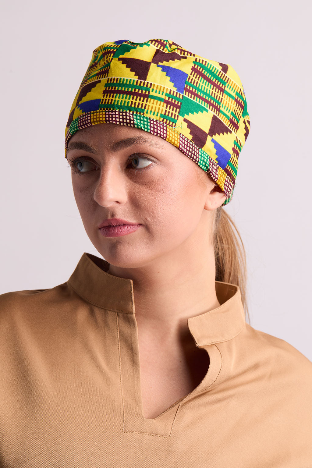 Serwaa Satin Lined Scrub Caps