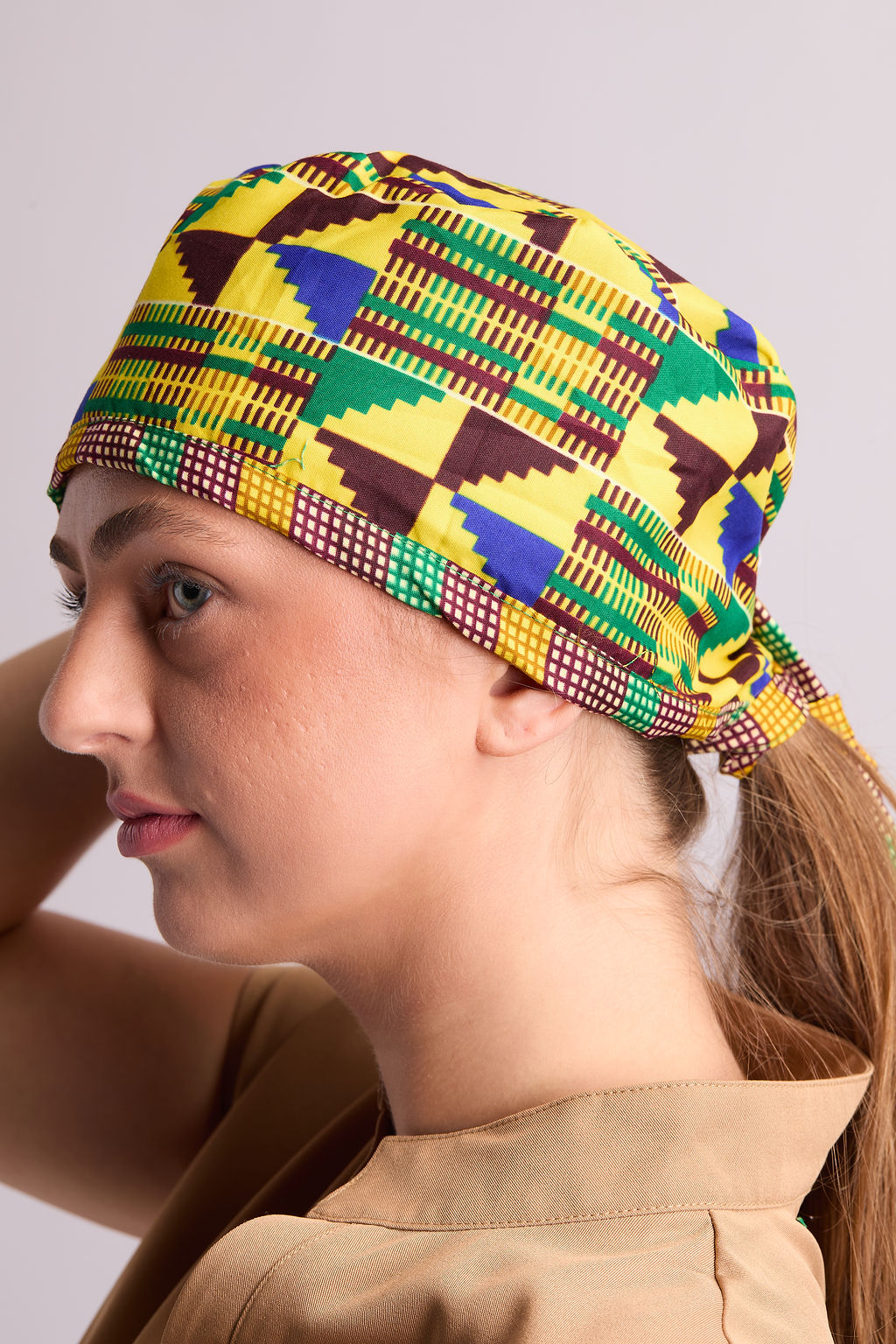 Serwaa Satin Lined Scrub Caps