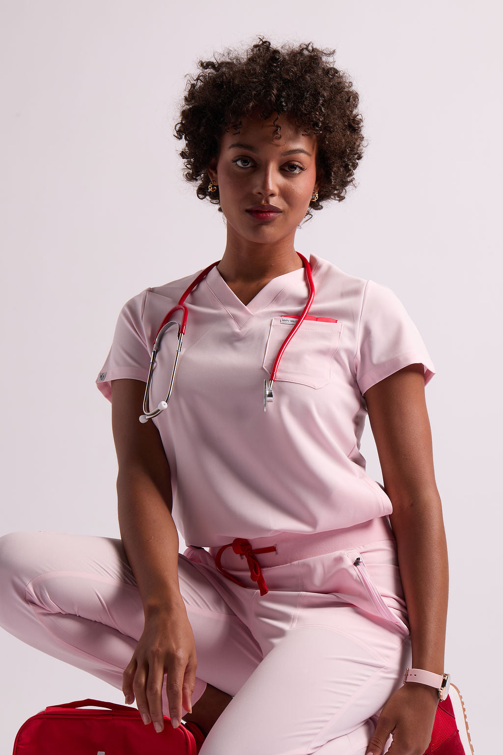 Yara Three Pocket Scrub Top