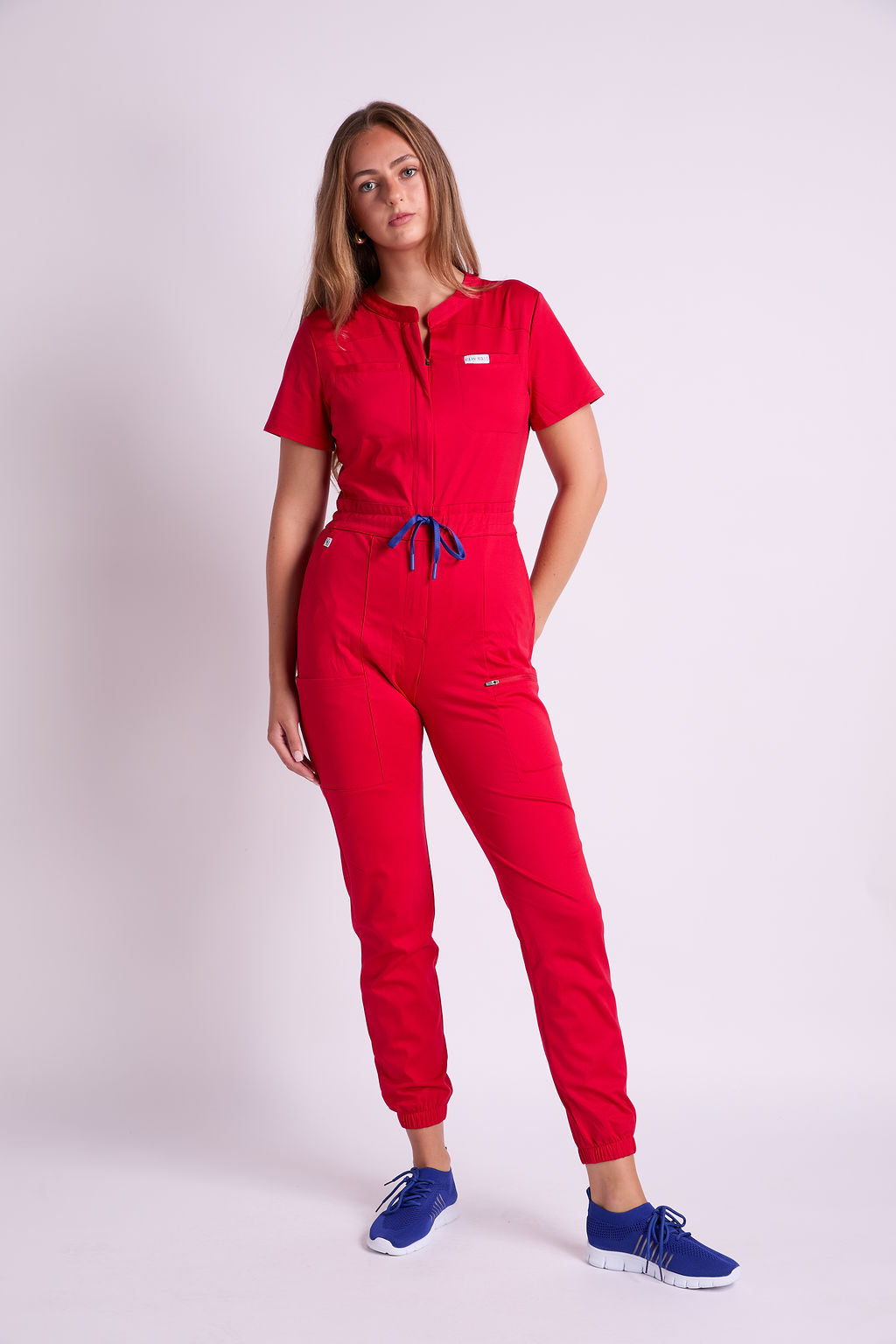 Zuri Eight Pocket Scrub Jumpsuit