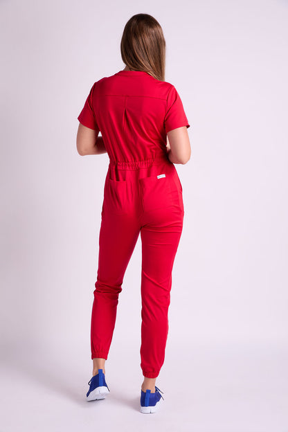 Zuri Eight Pocket Scrub Jumpsuit