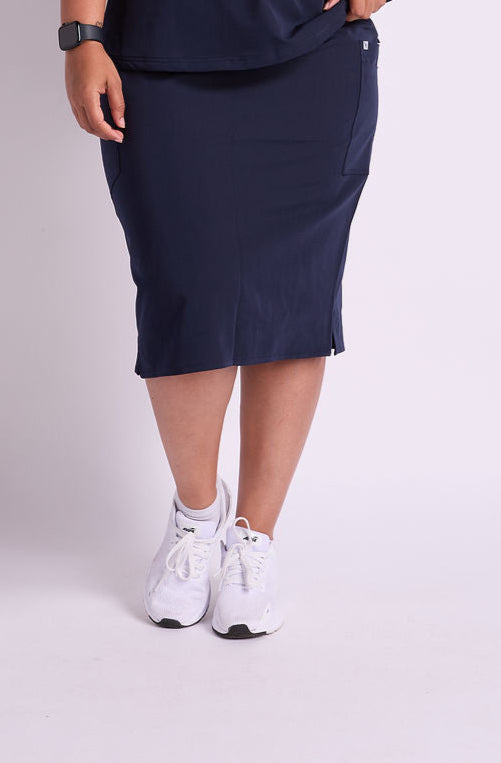 Elise Three Pocket Scrub Skirt