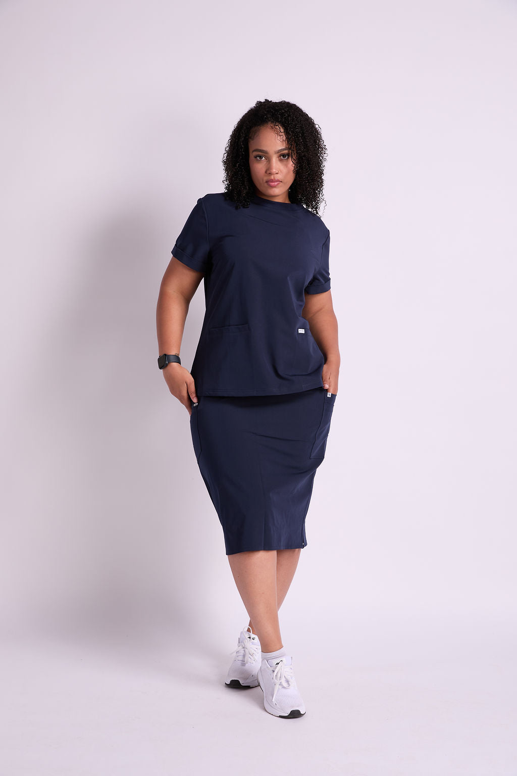 Elise Three Pocket Scrub Skirt