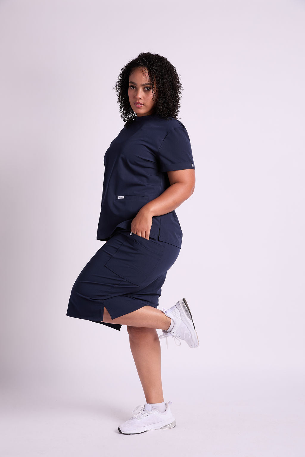 Elise Three Pocket Scrub Skirt