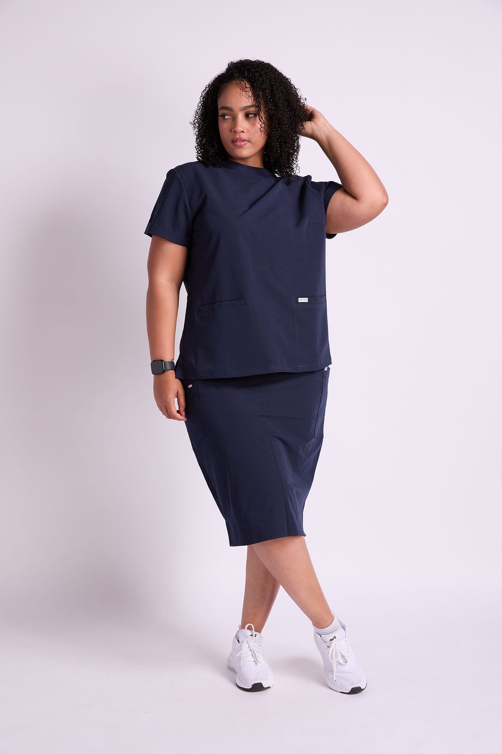 Elise Three Pocket Scrub Skirt