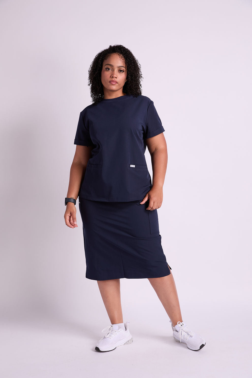 Elise Three Pocket Scrub Skirt