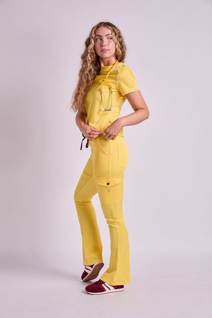 Mary K Three Pocket Scrub Top