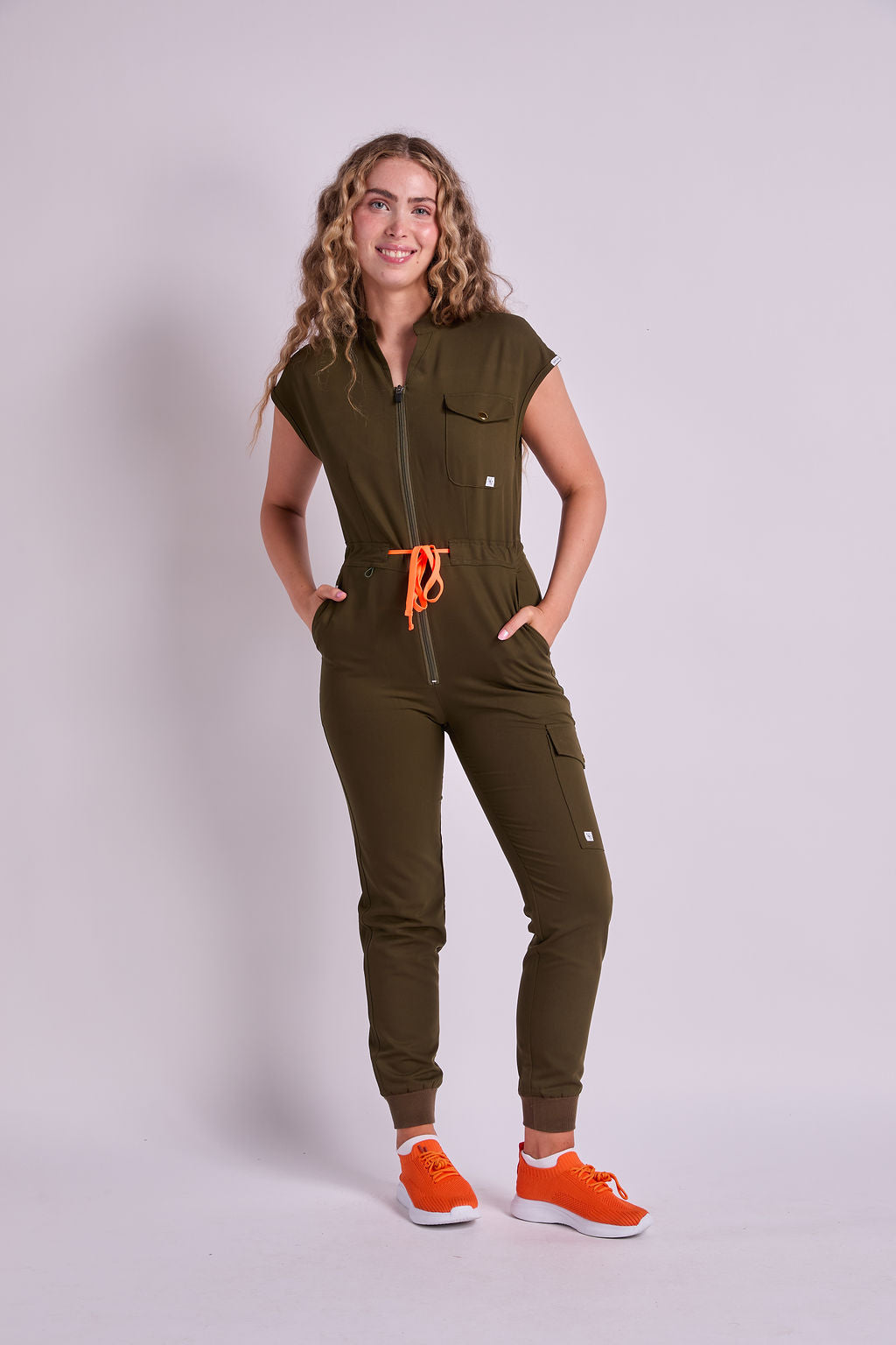 Fiora Six Pocket Jumpsuit Scrub