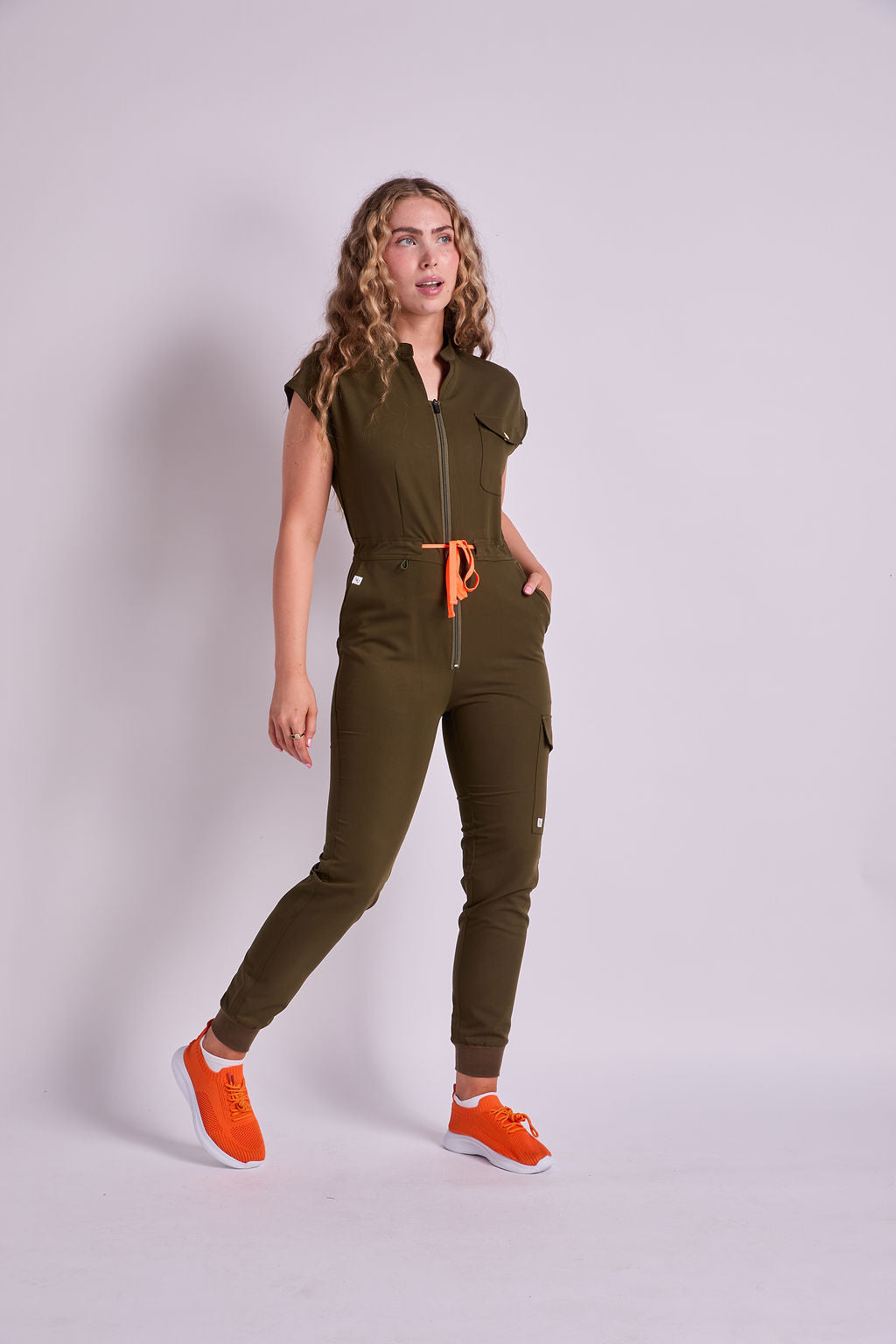 Fiora Six Pocket Jumpsuit Scrub