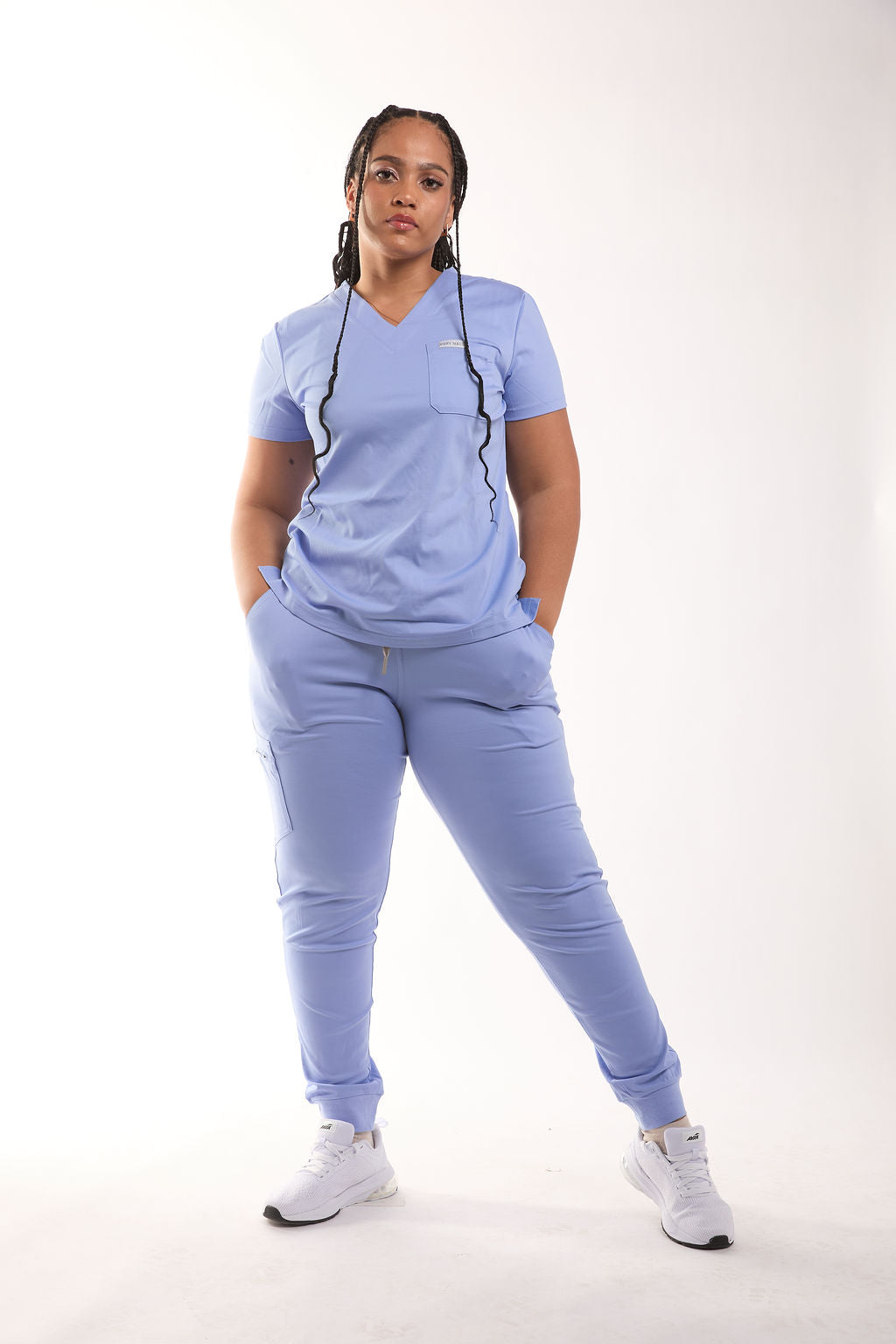 Zuri Two Pocket Scrub Top