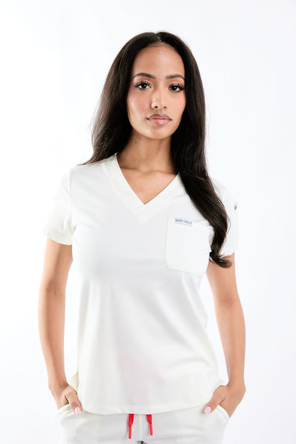 Zuri Two Pocket Scrub Top