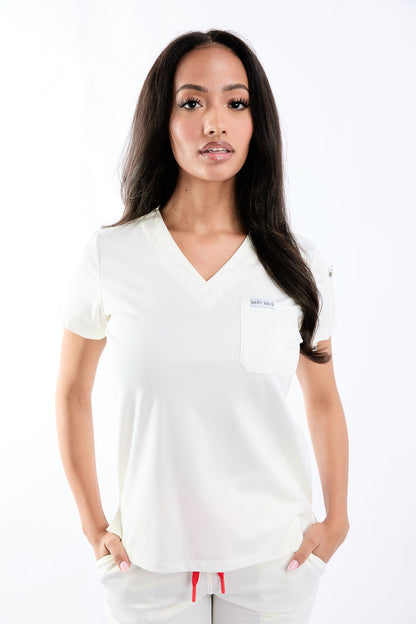 Zuri Two Pocket Scrub Top
