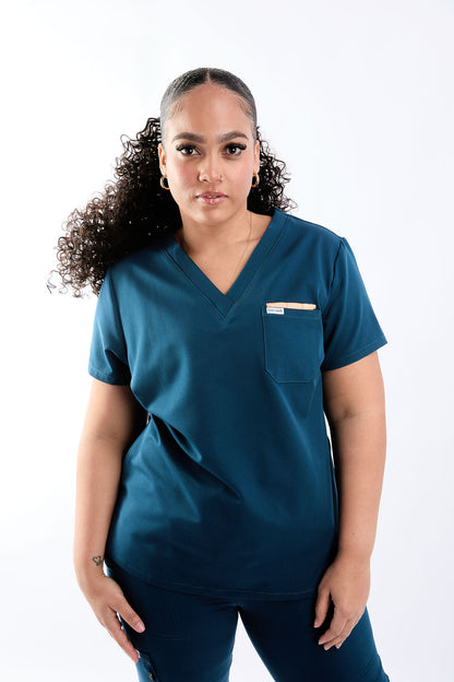 Yara Three Pocket Scrub Top