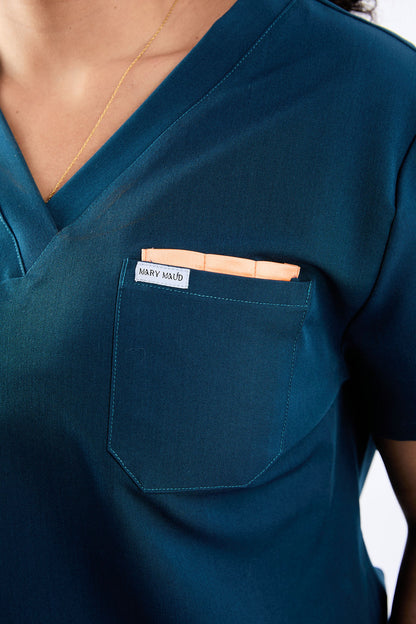 Yara Three Pocket Scrub Top
