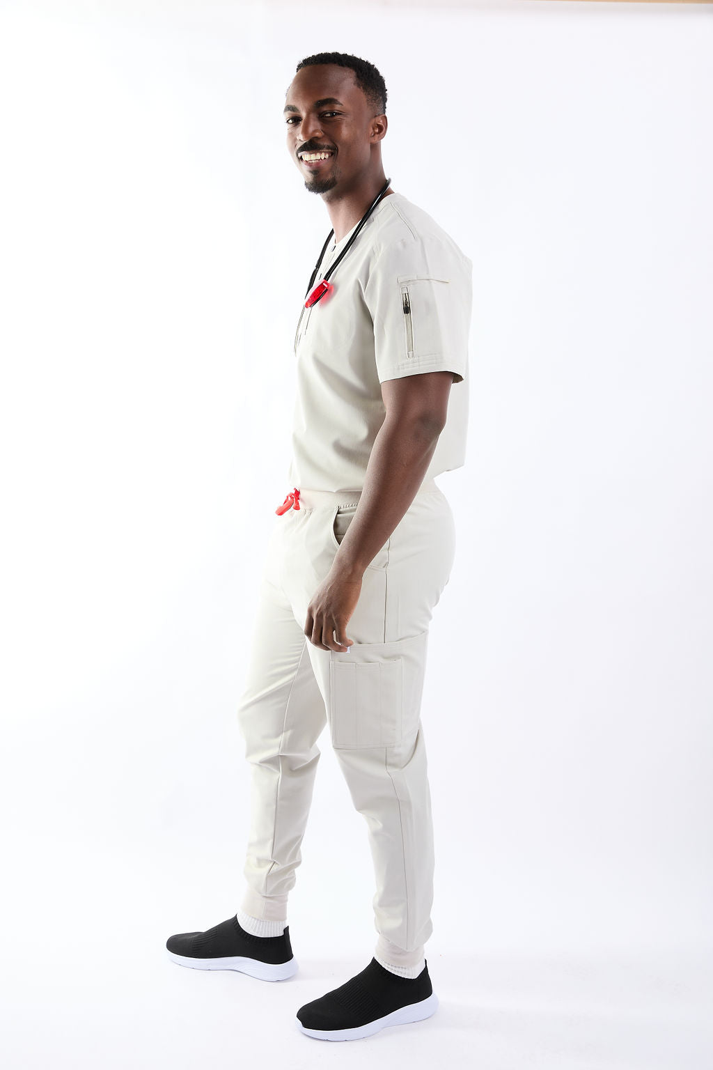 Maud K Seven Pocket Jogger Scrub Pants