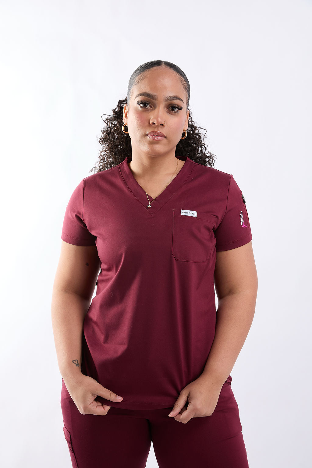 Zuri Two Pocket Scrub Top