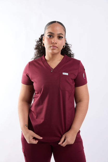 Zuri Two Pocket Scrub Top