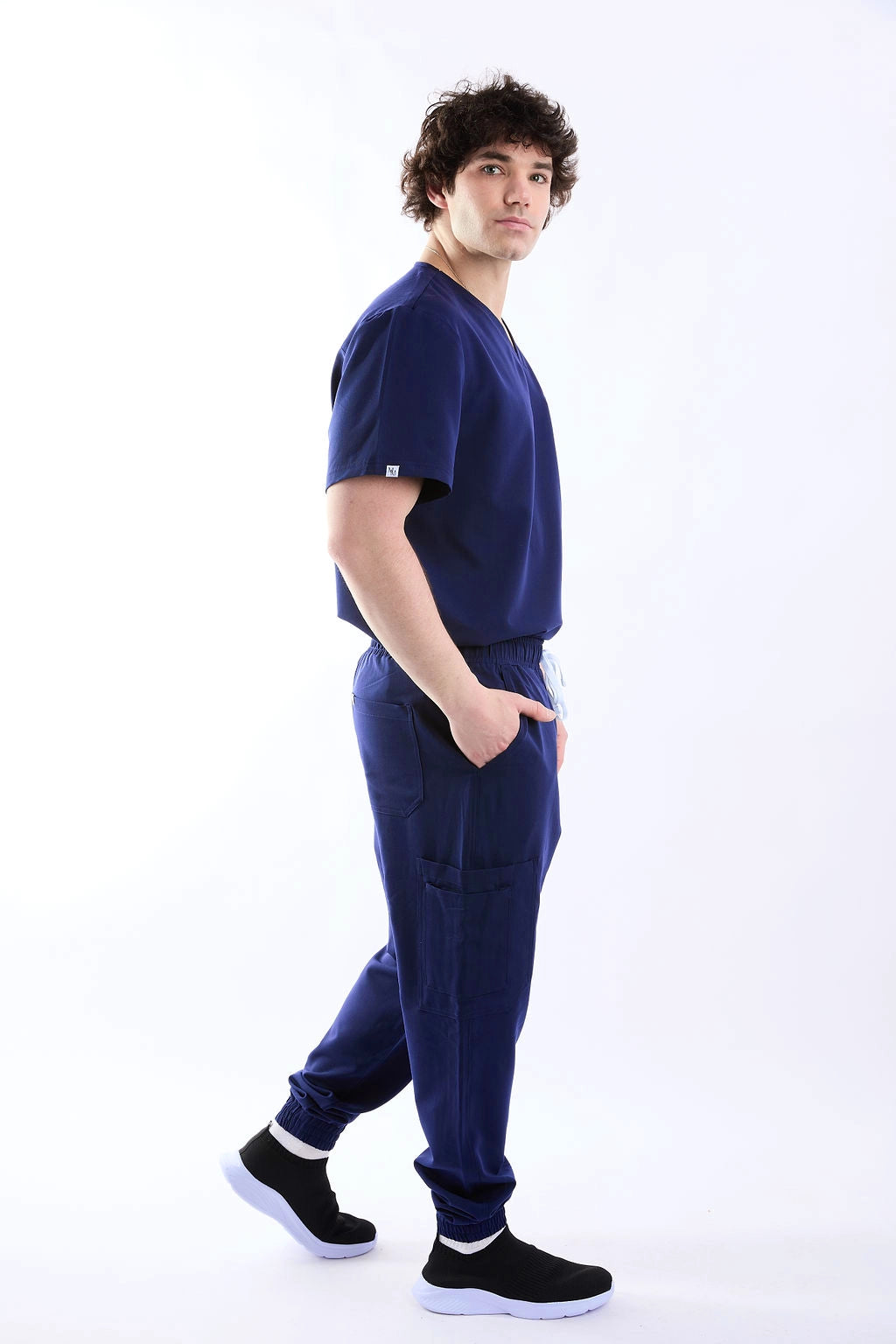 Maud C Seven Pocket Jogger Scrub Pants