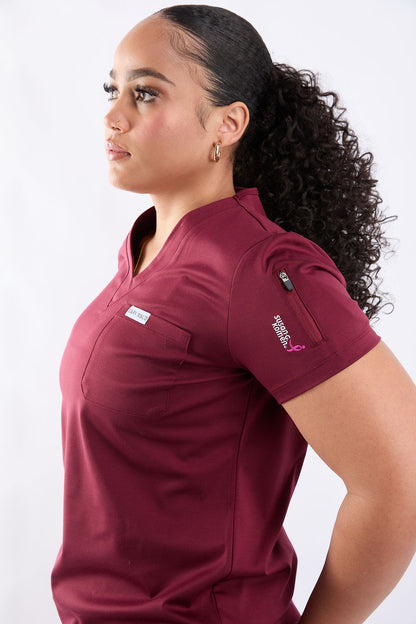 Zuri Two Pocket Scrub Top
