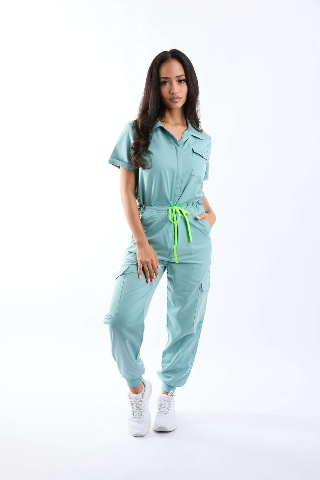 Fiora Nine Pocket Jumpsuit Scrub