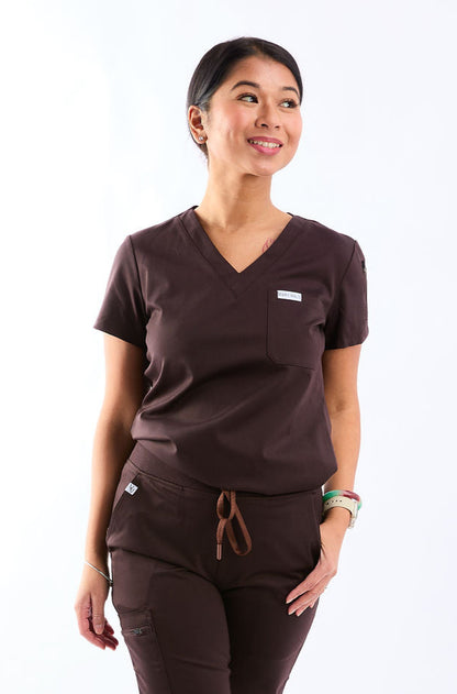 Zuri Two Pocket Scrub Top