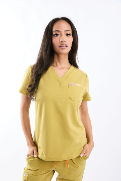 Yara Three Pocket Scrub Top