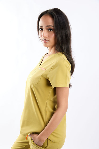 Yara Three Pocket Scrub Top