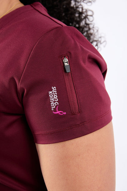 Zuri Two Pocket Scrub Top
