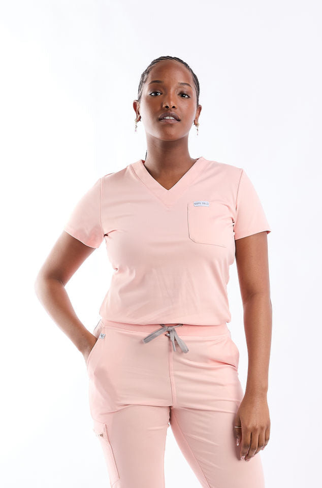 Zuri Two Pocket Scrub Top