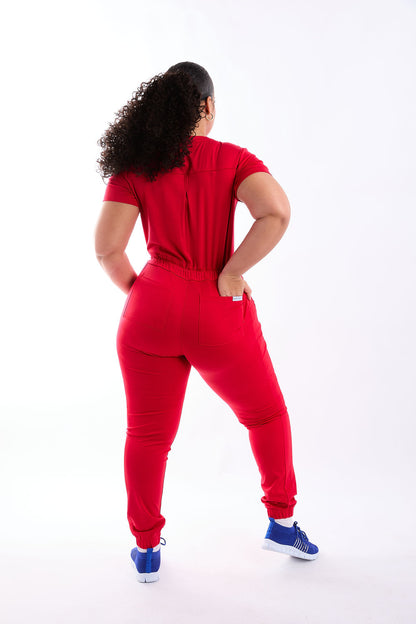 Zuri Eight Pocket Scrub Jumpsuit