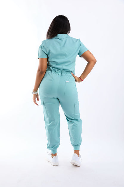 Fiora Nine Pocket Jumpsuit Scrub
