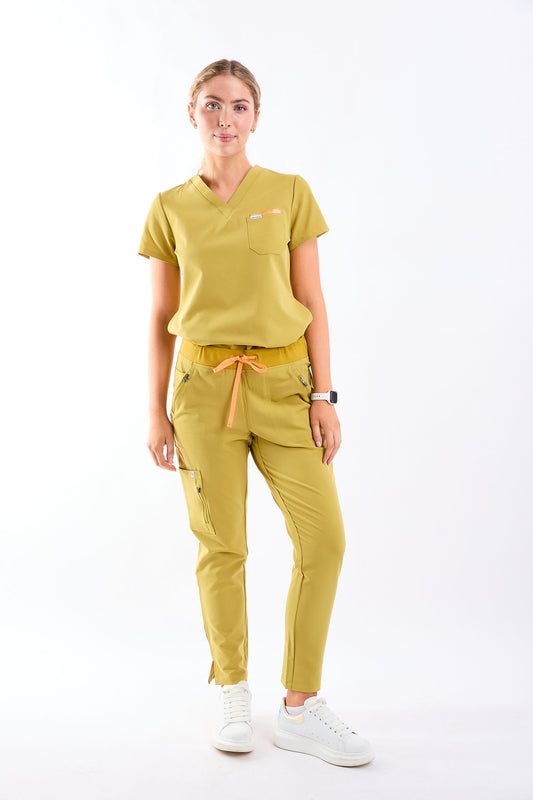 Yara Ten Pocket Cargo Scrub Pants